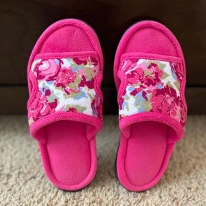 🆕Isotoner women's heathered jersey slide slippers